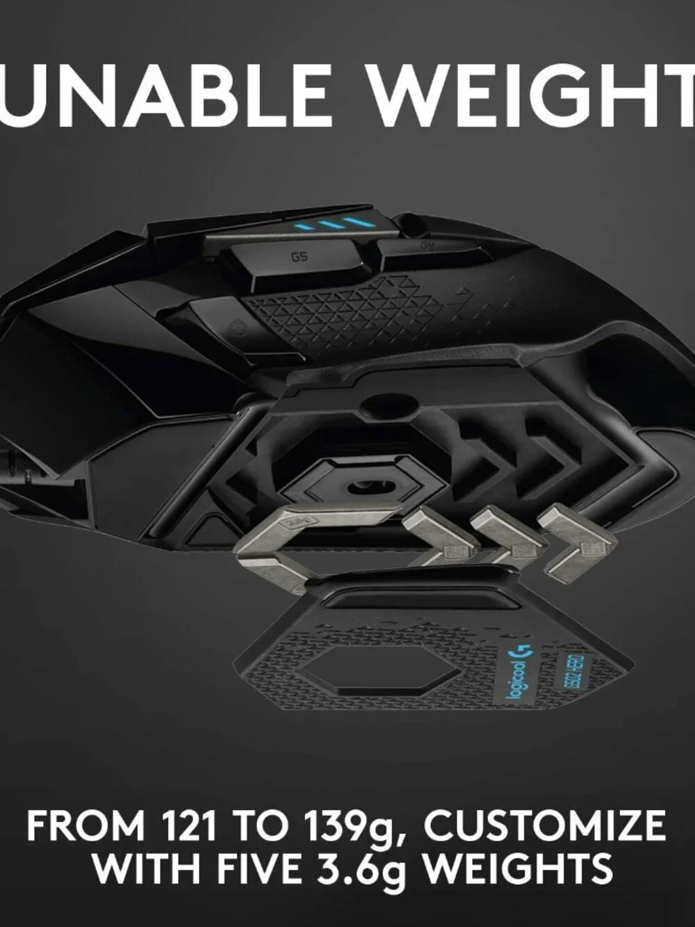 Logitech G502 Hero High Performance Wired Gaming Mouse Hero 25K Sensor RGB Black
